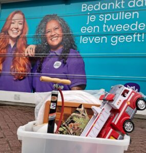 Bedankt voor je spullen tweedehands duurzaam recycle tweede leven