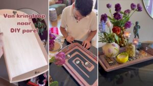 kringloop dienblad maken
