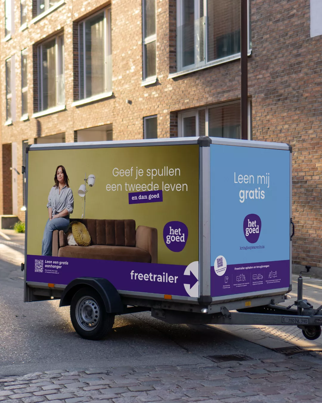 Aanhanger huren bij Het Goed